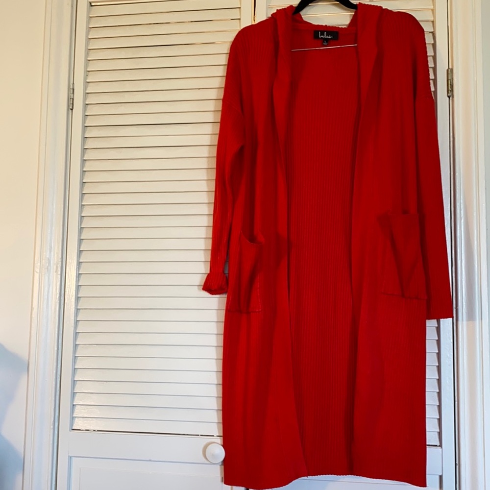 Lulu’s sweater Jacket w/hood